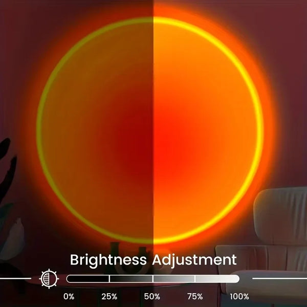 Sunset Glow Projection LED Lamp